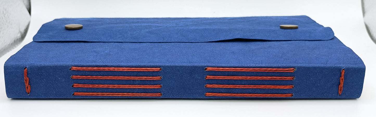 Large Blue Journals with Parchment