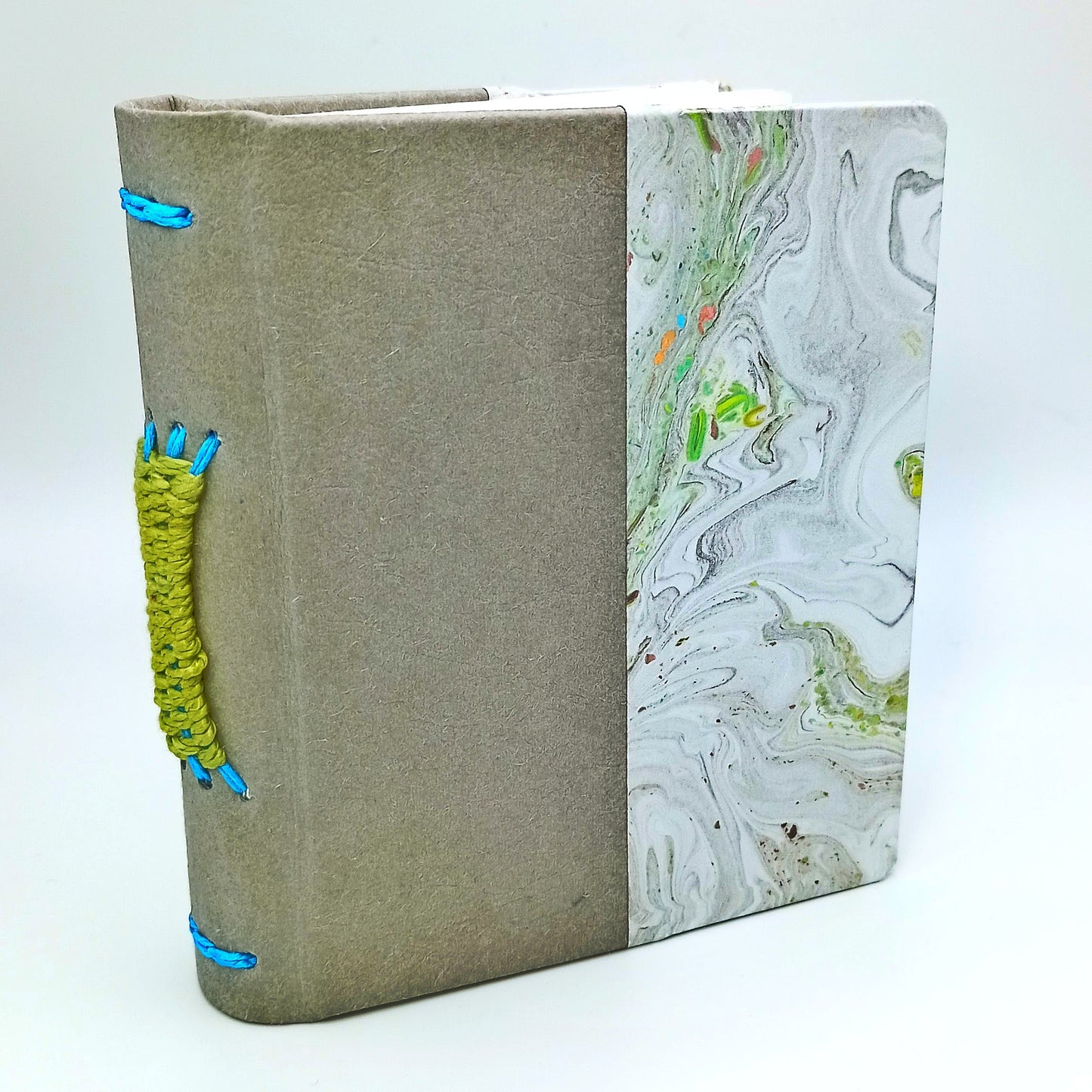Small Hardcover Marbled and Woven Journal