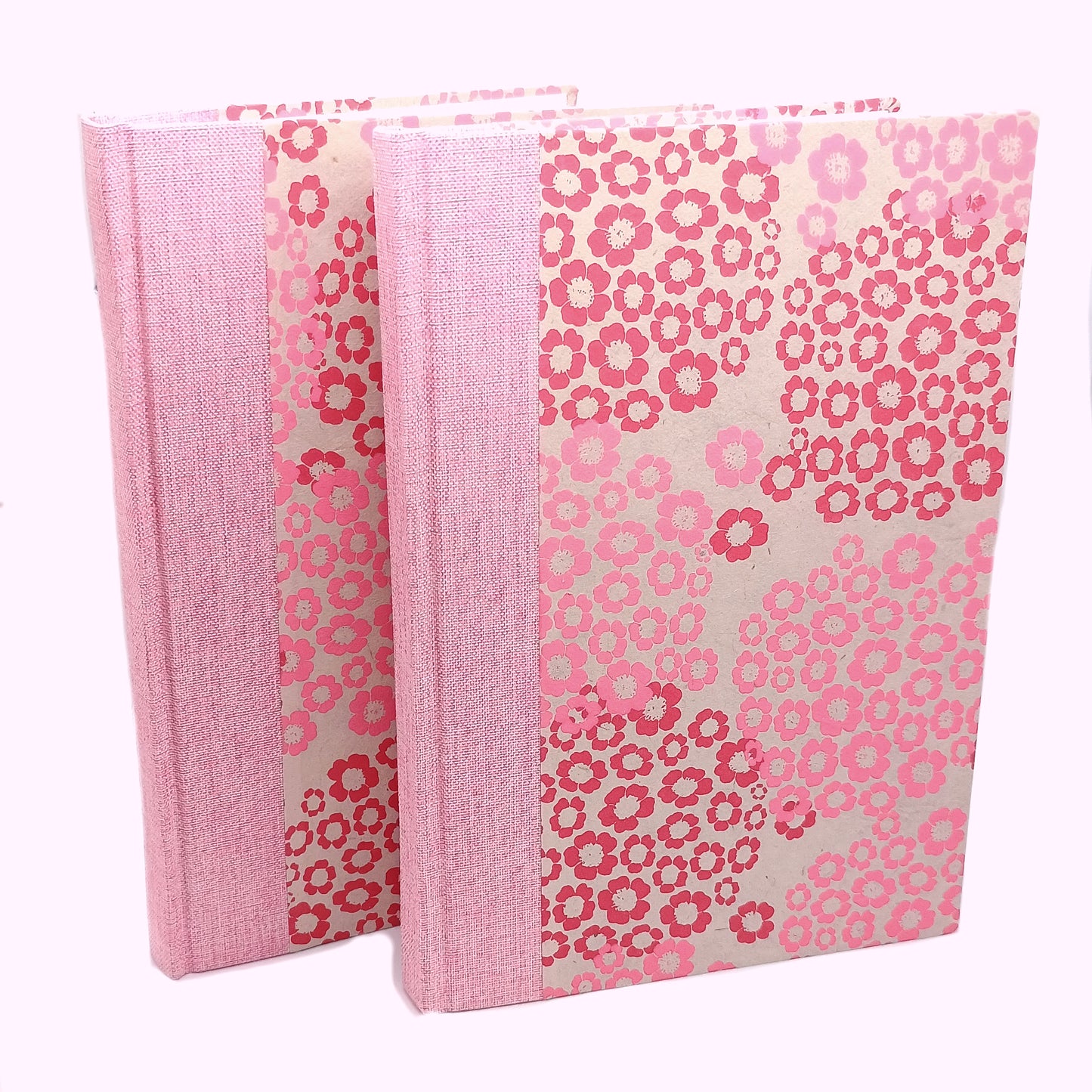 Pink Floral Handmade Journals