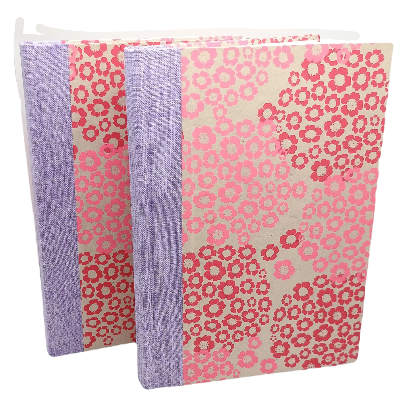 Pink Floral Handmade Journals