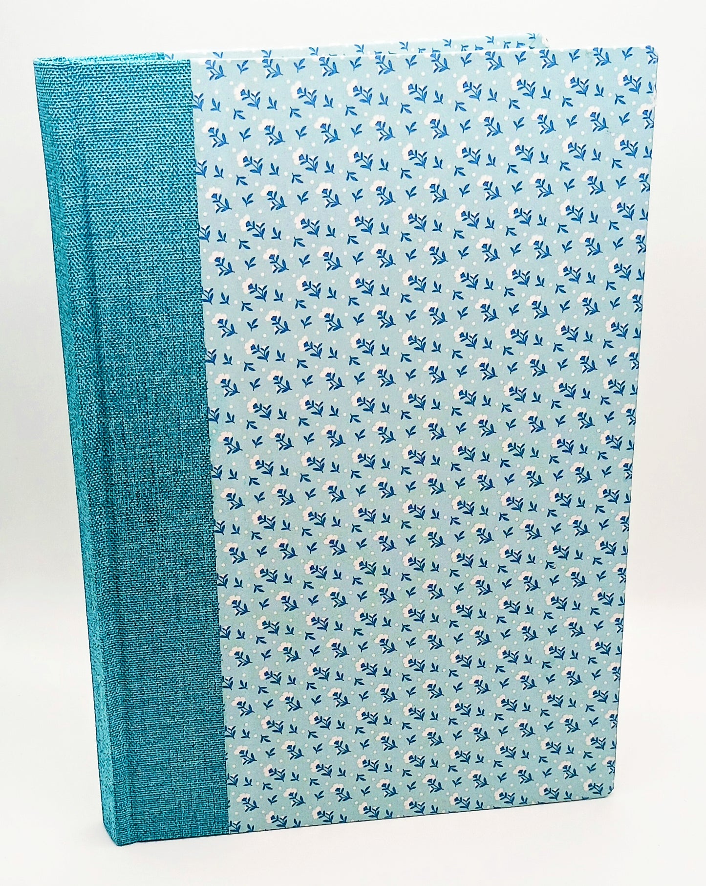 Blue Flower Lined Journal