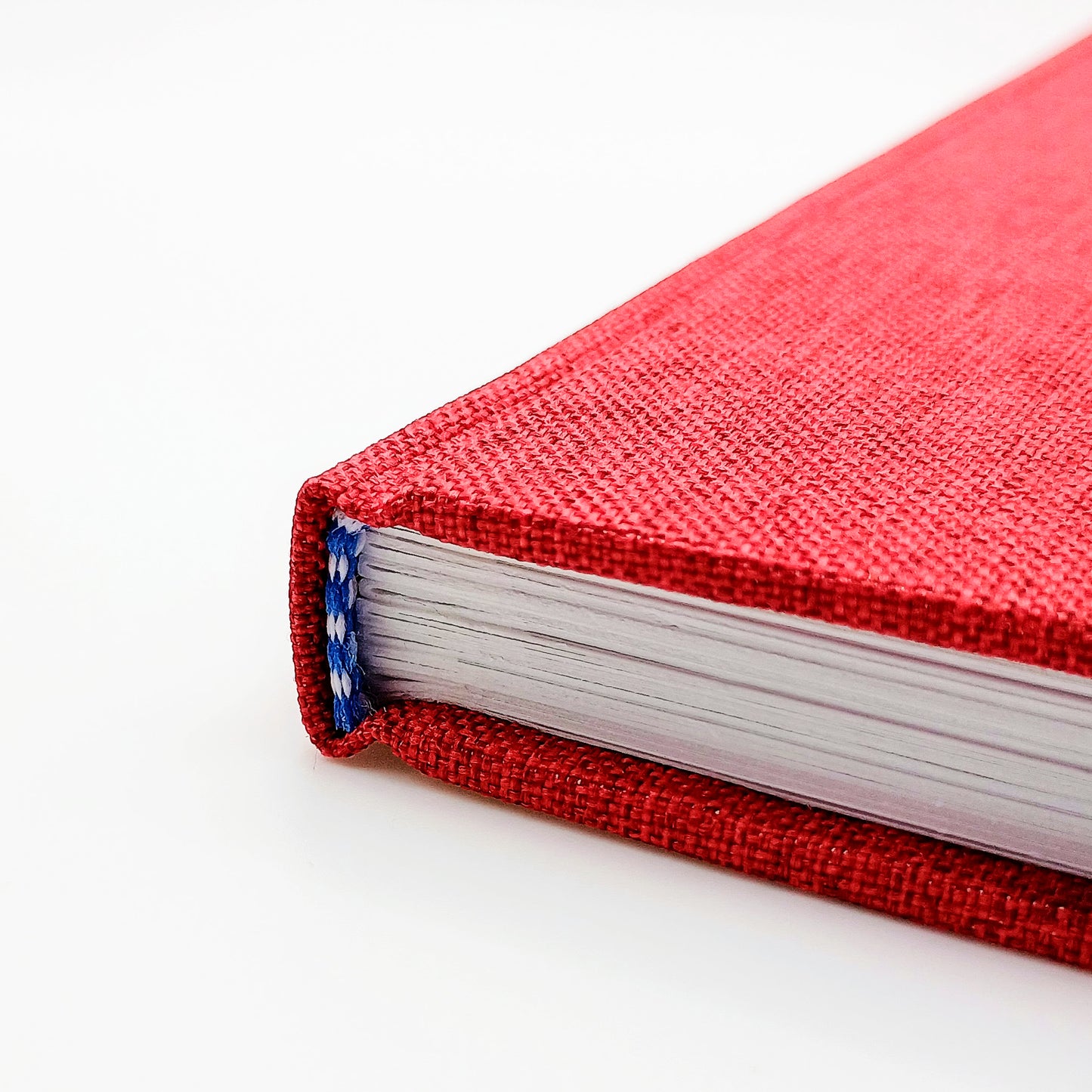 Crimson Cloth Lined Journal