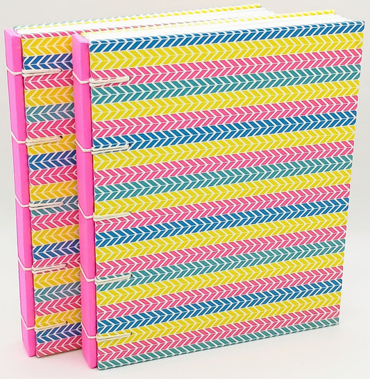 Small Secret Belgian Journal (Chevrons and Pink)