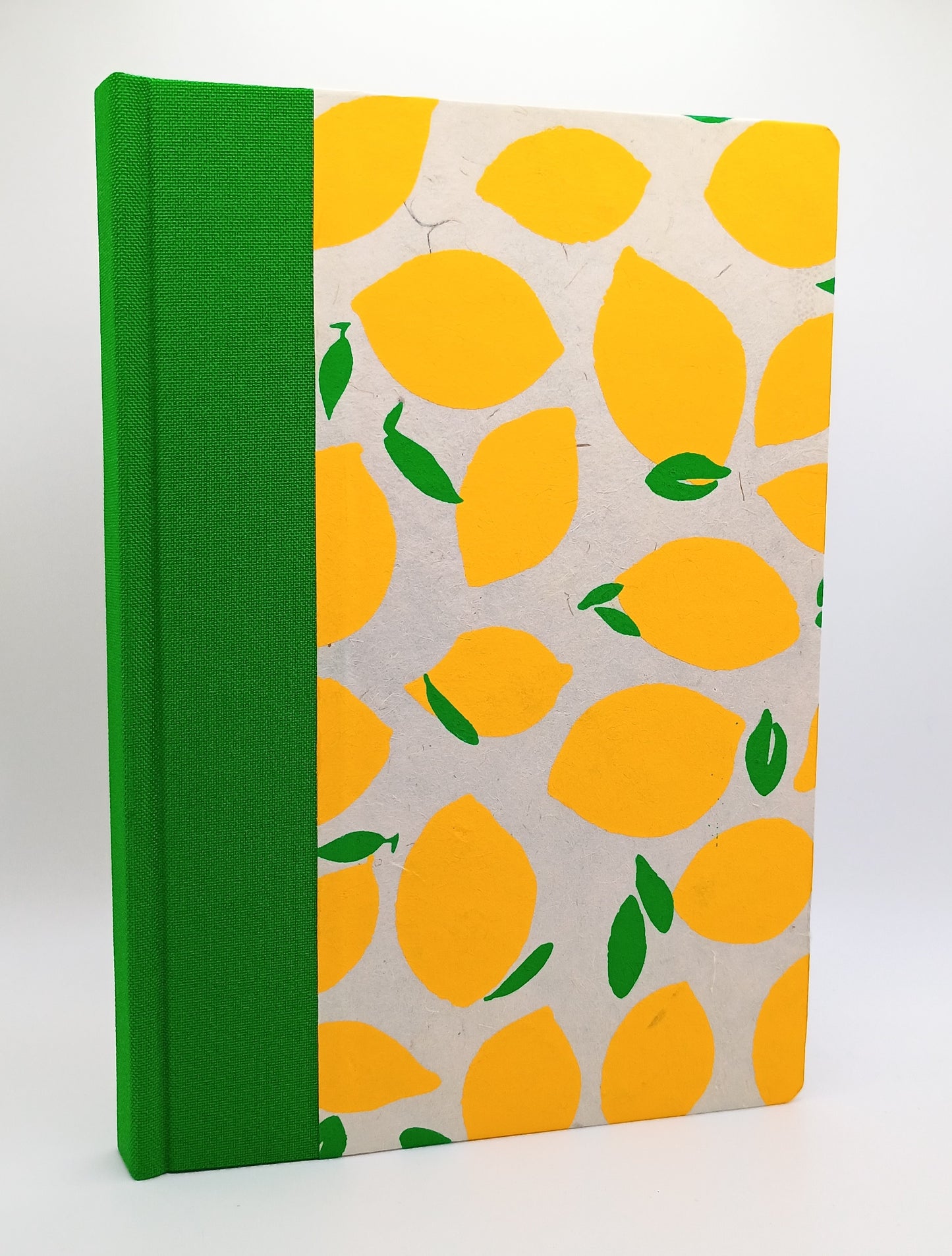 Large Handmade Lemon Paper Journals