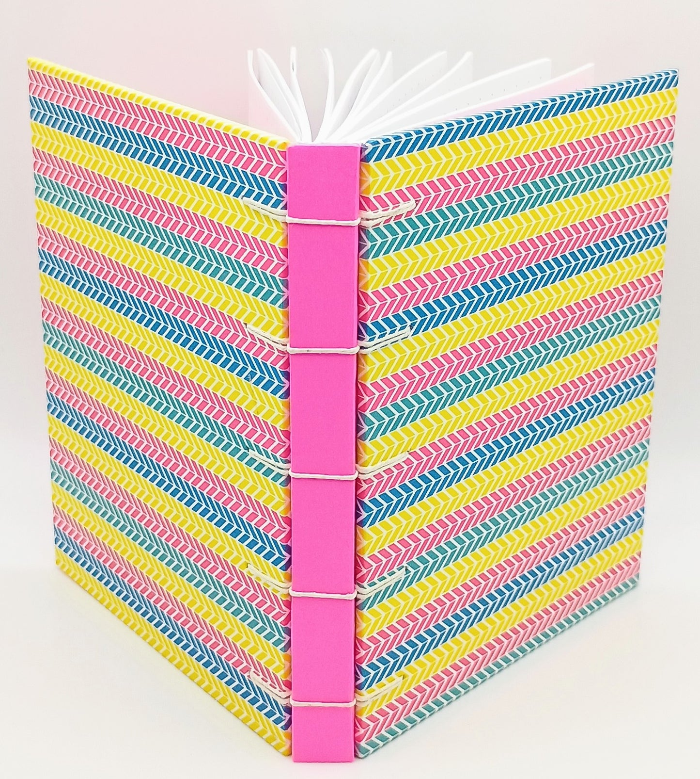 Small Secret Belgian Journal (Chevrons and Pink)