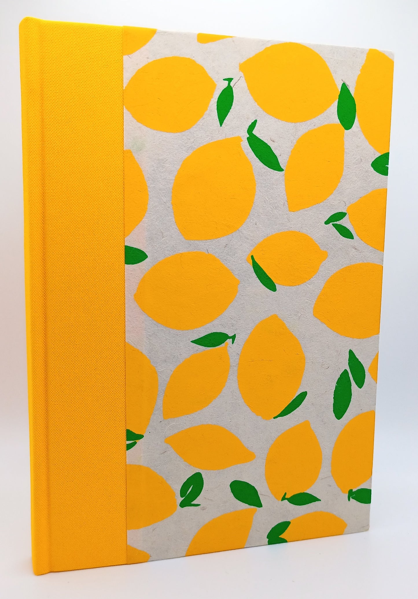 Large Handmade Lemon Paper Journals