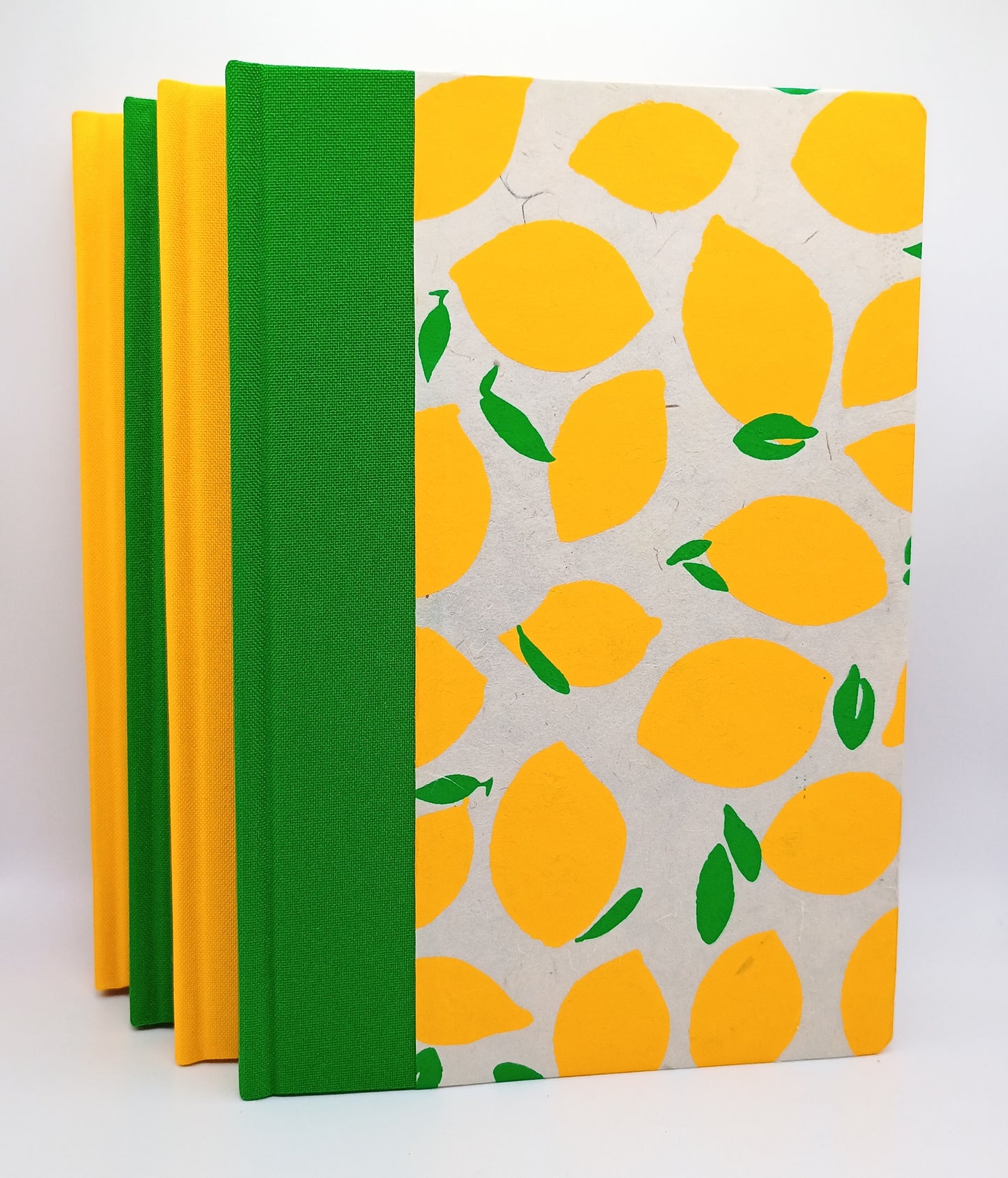 Large Handmade Lemon Paper Journals