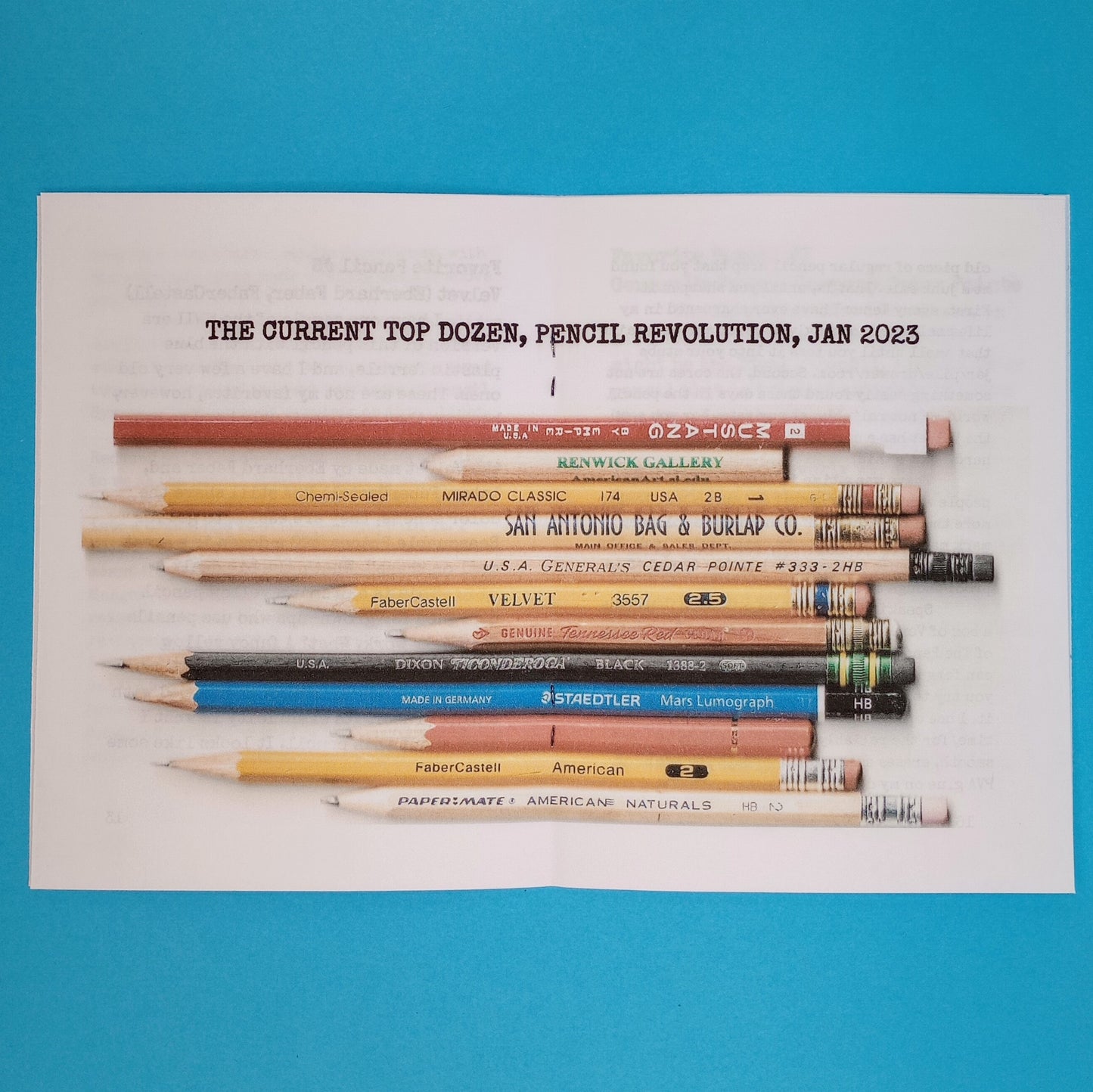Pencil Revolution #36: The Top Dozen